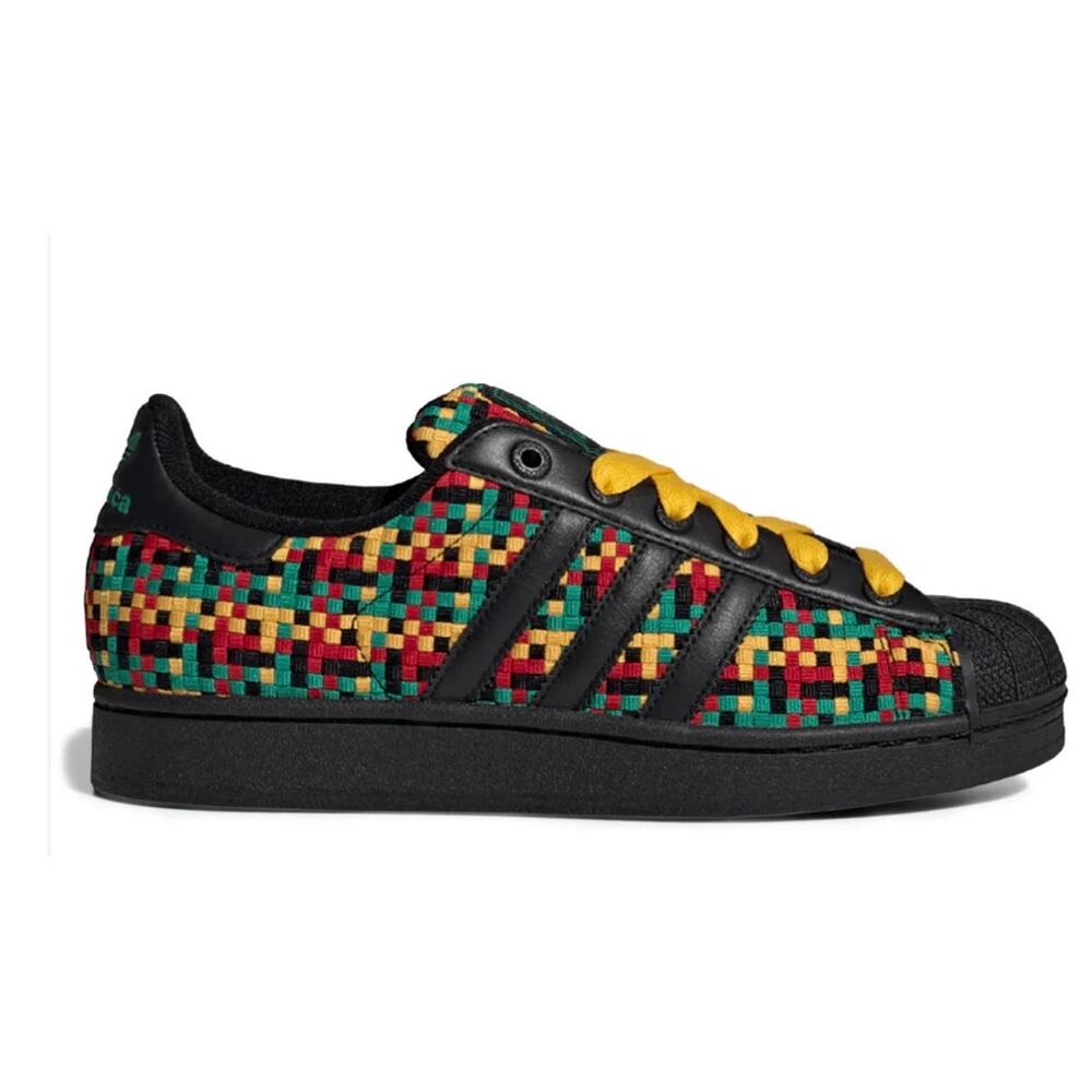 NEW ADIDAS ORIGINALS 's 10 Men's Superstar II x Bob Marley IH9785